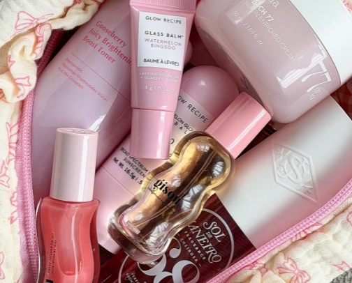 skincare cover photo collage