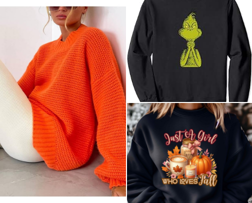 BECAUSE IT'S SWEATERWEATHAA 🧥 cover photo collage