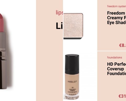 Inglot cover photo collage