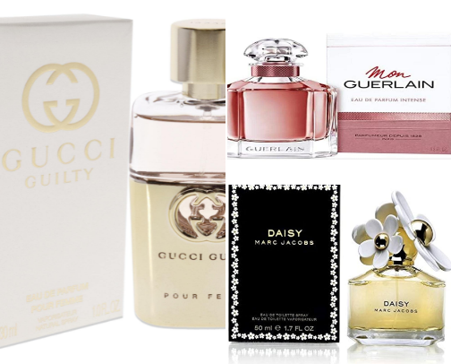 Fragrances under 60$ cover photo collage