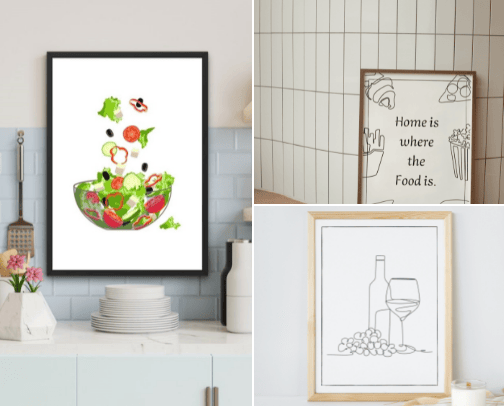 Modern Digital Wall Art cover photo collage