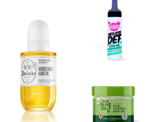 my loc hair care recs 💗 cover photo collage