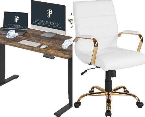 Stylish Office Setup 101: Curated Picks for a Chic, Functional Desk! cover photo collage