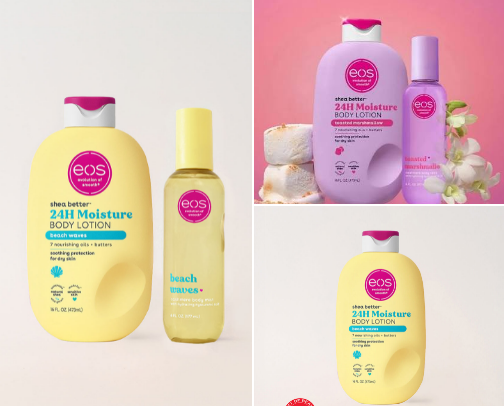 EOS Summer Body Lotion & Body Sprays cover photo collage