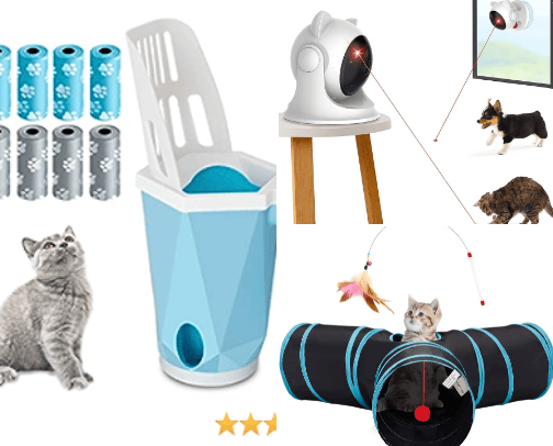 Cat recommendation cover photo collage