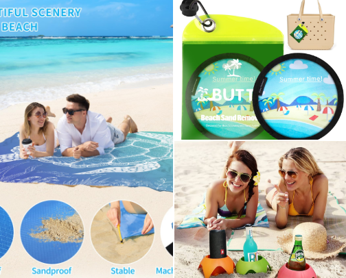 Family Beach Day Must Haves cover photo collage