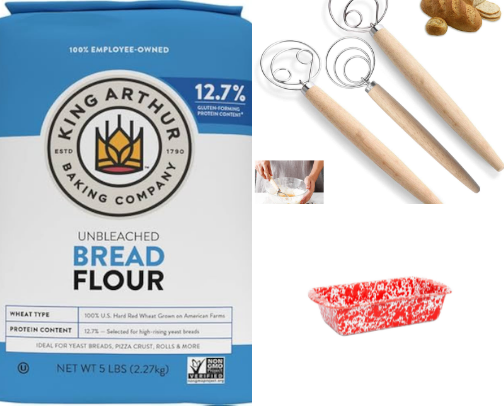 Bread baking cover photo collage