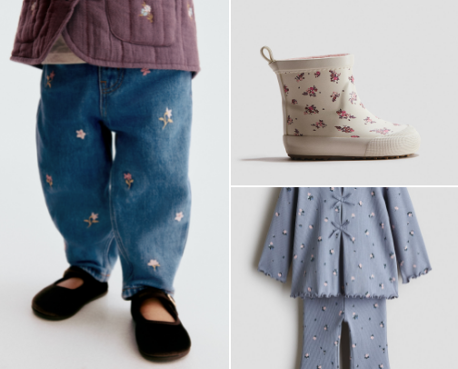 Toddler Girl Fall Essentials // H&M 🍂 cover photo collage
