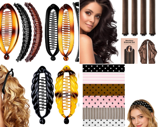 Hair accessories~ cover photo collage