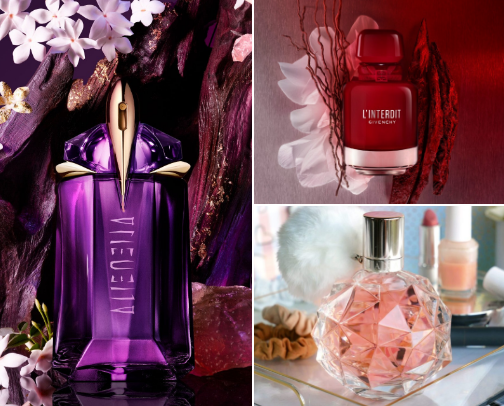 Favorite perfumes 💋✨🖤✨🔮🌿 cover photo collage