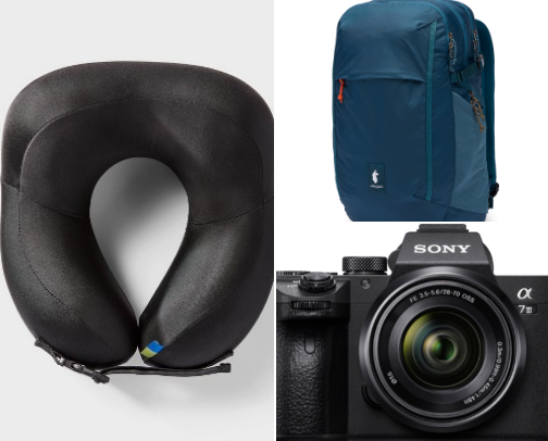Travel essentials cover photo collage
