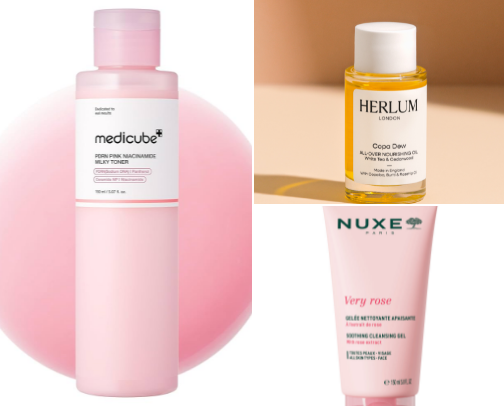 All the things cluttering my bathroom counter that I can’t live without. cover photo collage