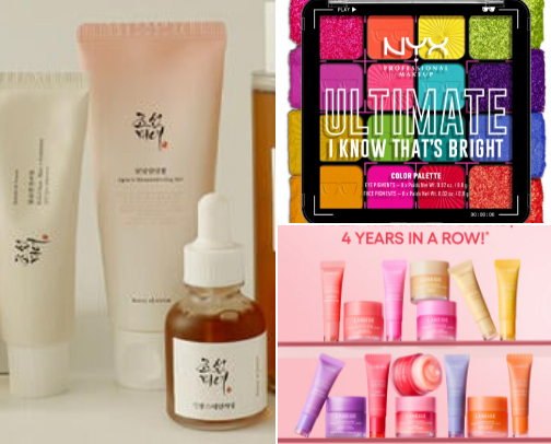 What's in my beauty bag ? ✨️ cover photo collage