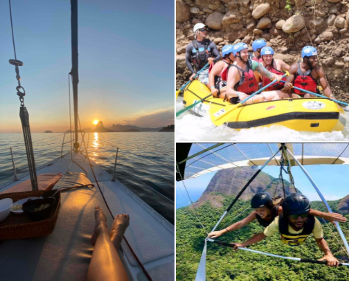 Favorite experiences while traveling cover photo collage