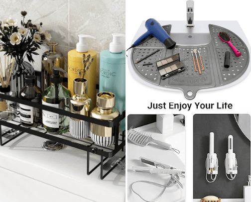 Bathroom Organization cover photo collage