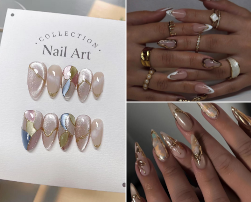 Press on Nails for Every Occasion cover photo collage