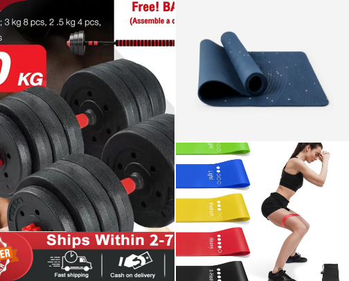 Fitness & Wellness Starter Kit cover photo collage