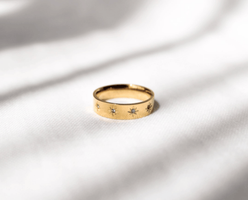 Gold Band Ring cover photo collage