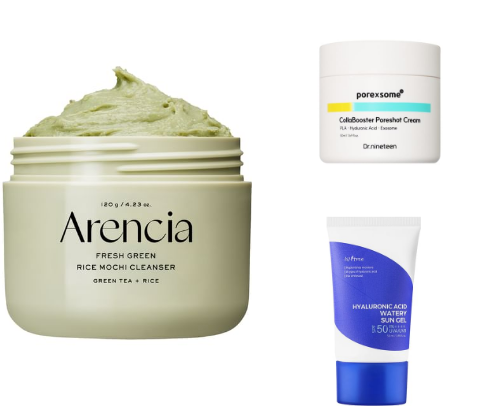 All Skincare Products That Fight Acne 💗 (In skincare steps) cover photo collage