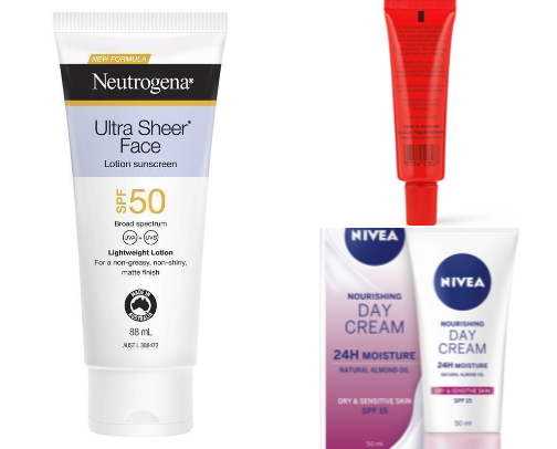Things I use everyday for my face and lips cover photo collage