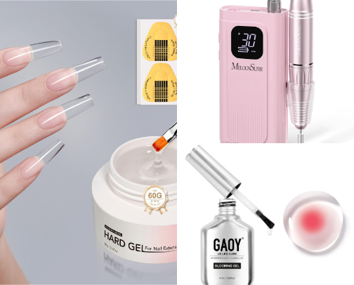 Gel Nails cover photo collage