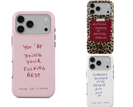 BURGA phone cases cover photo collage