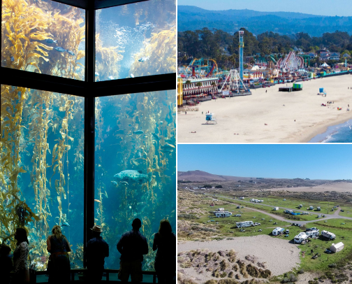 Travel around California ✨ cover photo collage