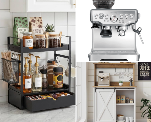Coffee Bar Essentials for the Perfect Home Café cover photo collage