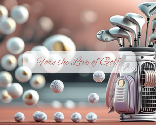 For the Love of Golf! cover photo collage