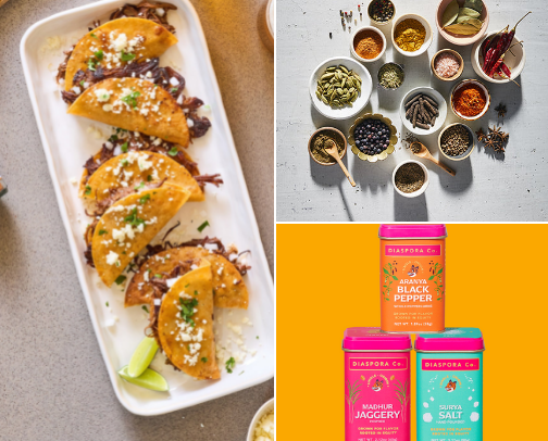 Cooking at home - recipes, spices and more cover photo collage