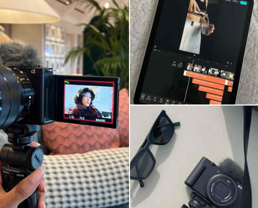 I love to create content cover photo collage