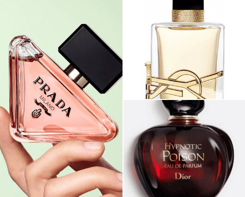 Parfume cover photo collage