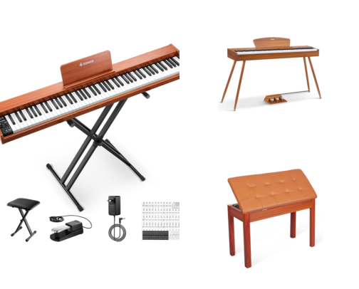 Beginner Friendly Piano cover photo collage