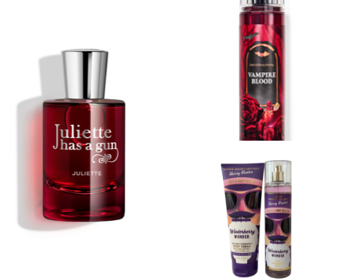 perfumes/body mists! cover photo collage