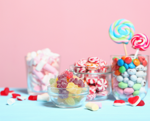 Largest candy store online cover photo collage
