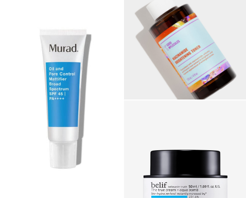 Skincare cover photo collage