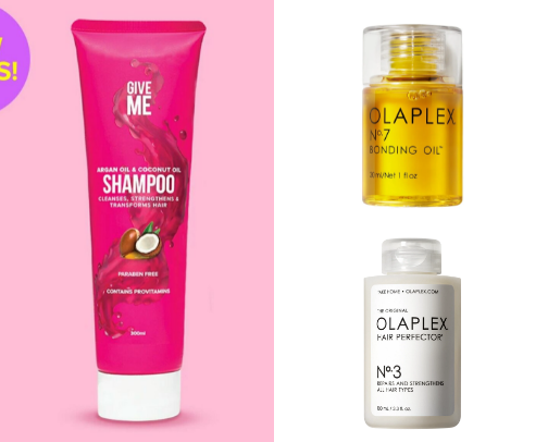 Hair care cover photo collage