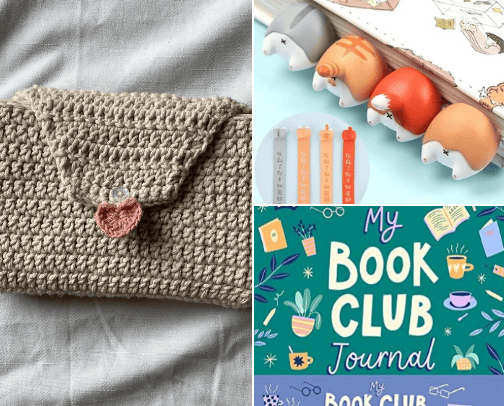 bookish things cover photo collage