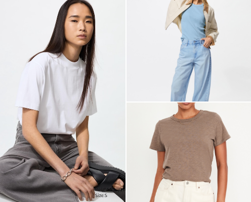 Favourite clothing basics cover photo collage