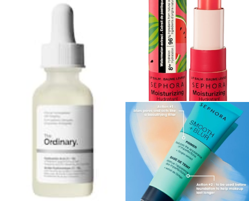 Prepare your skin before applying makeup cover photo collage