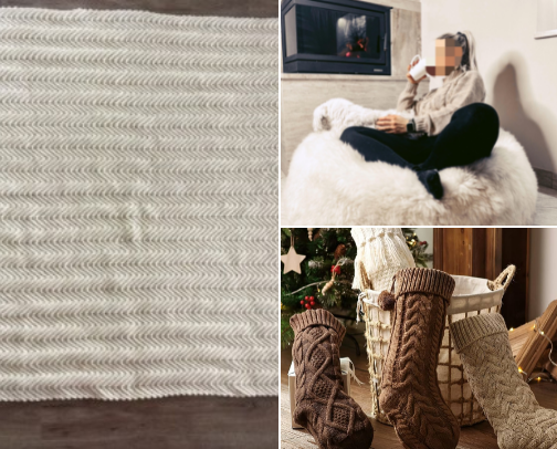 Nordic Winter Lodge & Hygge Haven: Minimalist Christmas Warmth cover photo collage