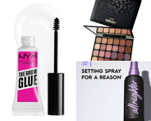 My TV makeup faves cover photo collage