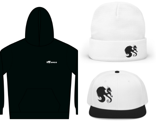 Simply Essence: Dragon Logo Apparel Collection cover photo collage
