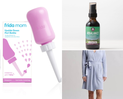 Postpartum Things I’d Text My Best Friend About cover photo collage