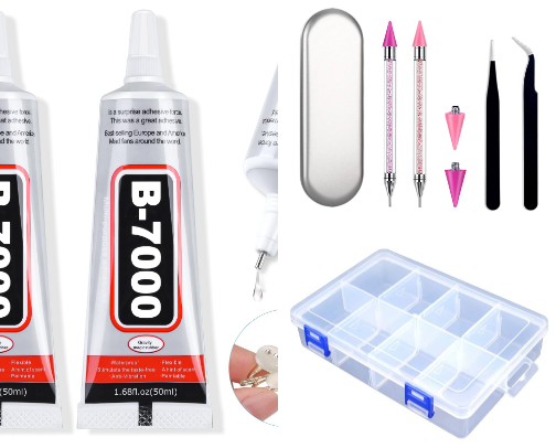 Crafting: rhinestone artist essentials cover photo collage