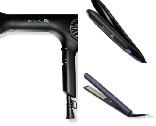 Hair tools cover photo collage