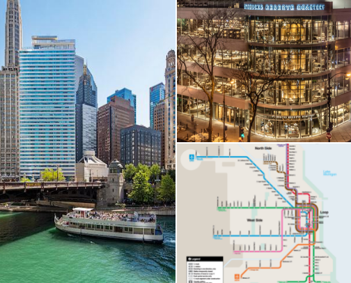 Chicago Vacation hot spots cover photo collage