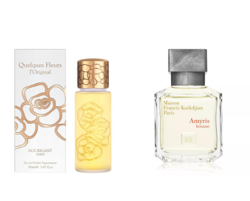 The million dollar perfumes for woman cover photo collage