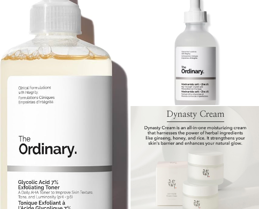 Skin Care For Acne and Oily Skin✨ cover photo collage