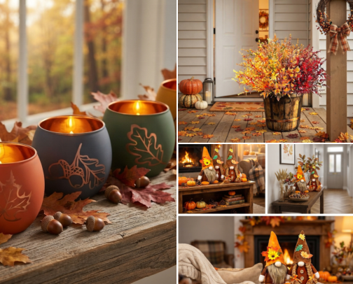 Cosy Autumn: So wird dein Hauseingang & Wohnbereich herbstlich 🧡 cover photo collage